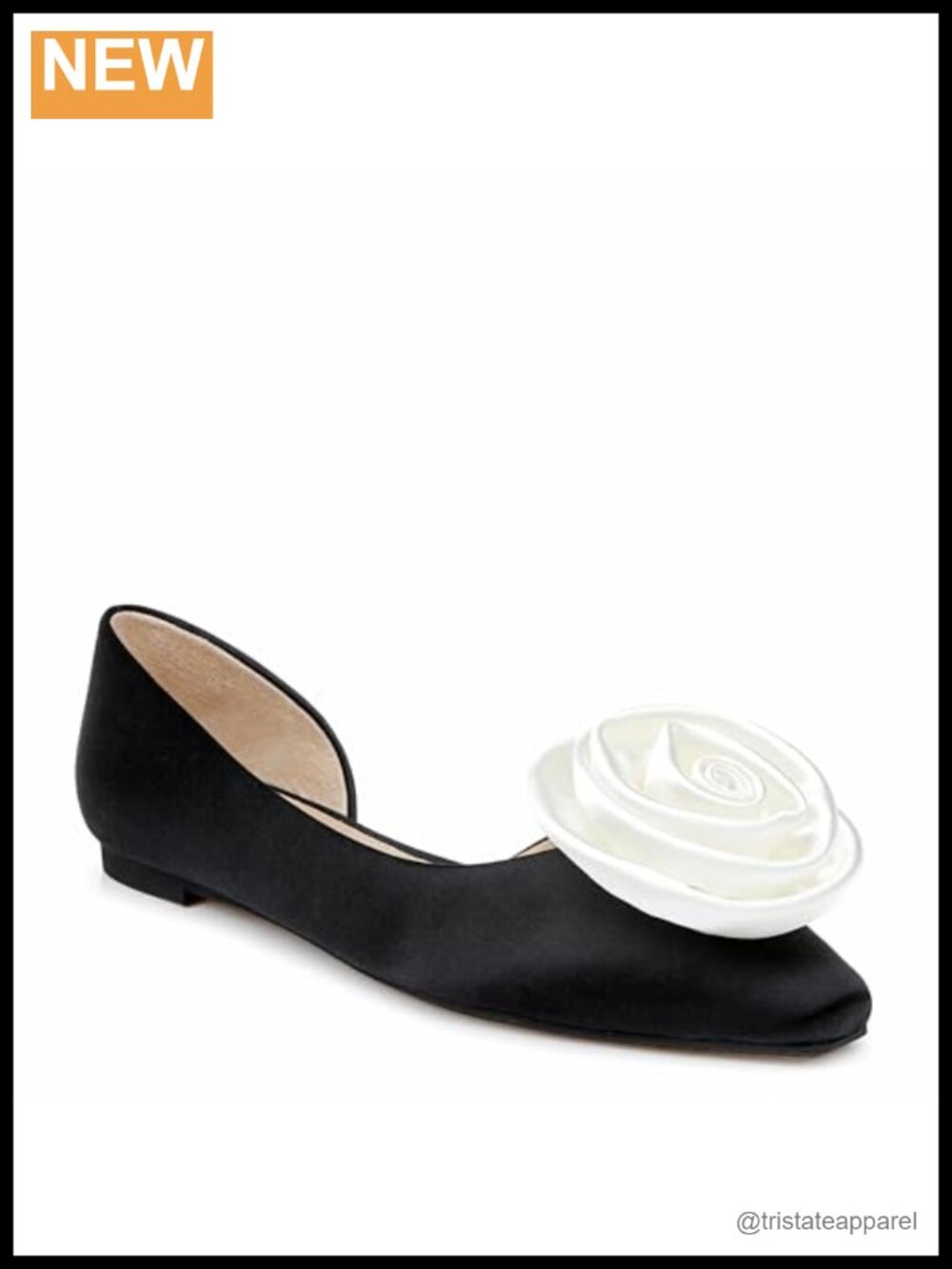 Jana Flats Silk Satin Leather Lining Ankle Strap Evening Formal Shoes